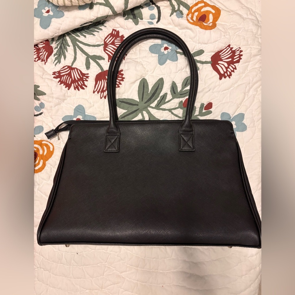 Mary Kay Large Structured Black Tote/Work Bag
